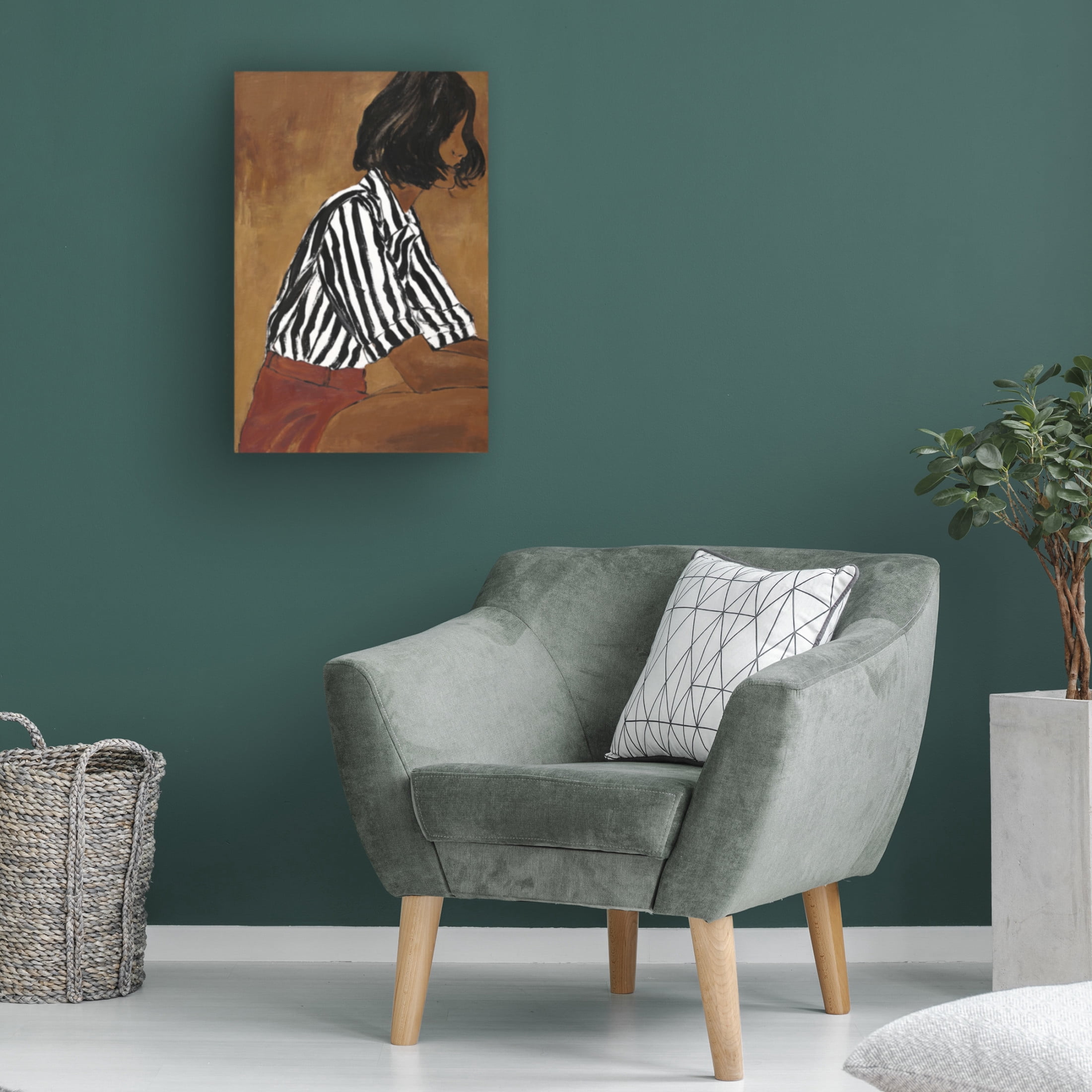 Canvas Wall Art - Design Fabrikken 'Let it go' Wall Art for Living Room, Bedroom, or Office Décor by Trademark Fine Art - 12 x 19 Inches