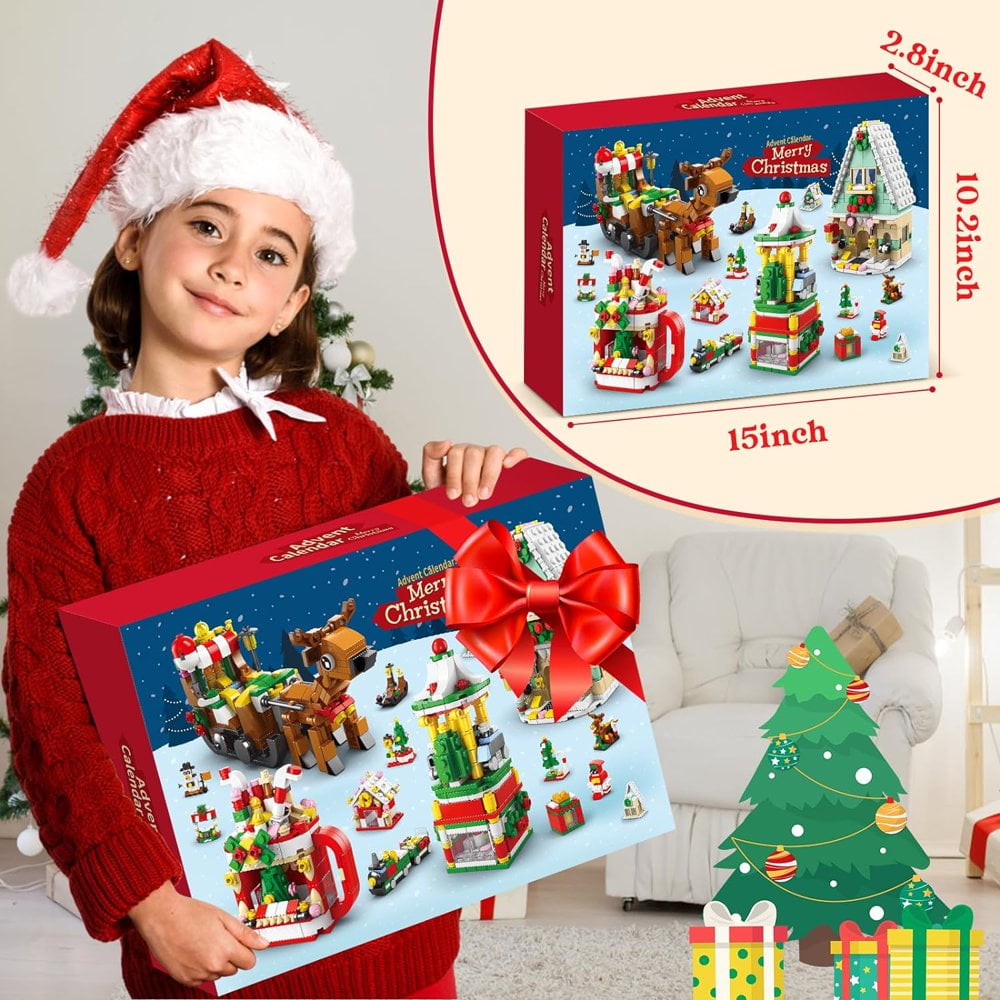 Calendrier De L'Avent 2025 Avec 24 éléments De Construction De La Crèche, Calendrier De L'Avent 24 Jours Avec 24 éléments De Construction | Leroy Merlin