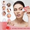 thumbnail image 6 of Ice Roller for Face, Ice Globes Cube for Facials Massager, Silicone Ice Mold Reusable Skin Care for Face & Eye Puffiness Relief Brightening Skin, Red, 6 of 8