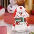 thumbnail image 4 of Jar Cartoon Decorative Candy Box for Holiday Xmas Decoration Snowman, 4 of 7