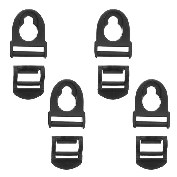 FUTUREORYY 4Pcs Black Plastic Kayak Seat Clips for Replacement and Prevent Unwanted Movement
