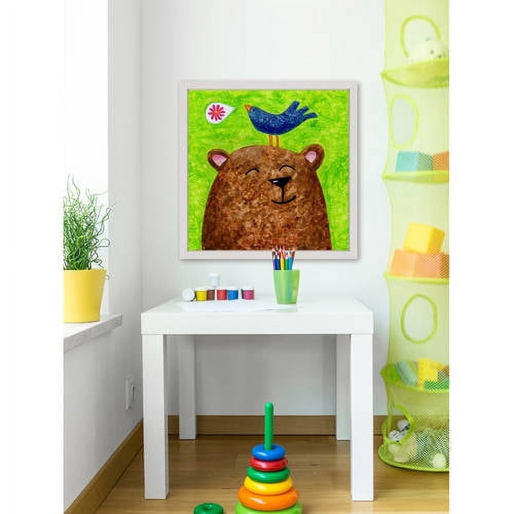 Marmont Hill - "A Beary Happy Song" by Janet Nelson Framed Painting Print
