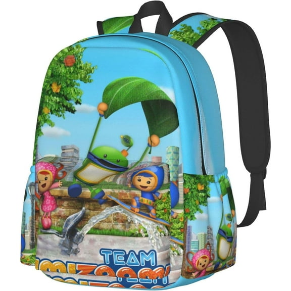 Backpacks Team Anime Umizoomi Adjustable Laptop Backpack Double Shoulder Bag for Women Men Climbing Shopping Work