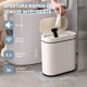 thumbnail image 2 of Cubo De Basura Automático Con Sensor Para Baño - 8L Botes de Basura Inteligente Sin Contacto, Estrecho y Con Tapa para Inodoro, Oficina, Caravana, Dormitorio y Sala De Estar, 2 of 7