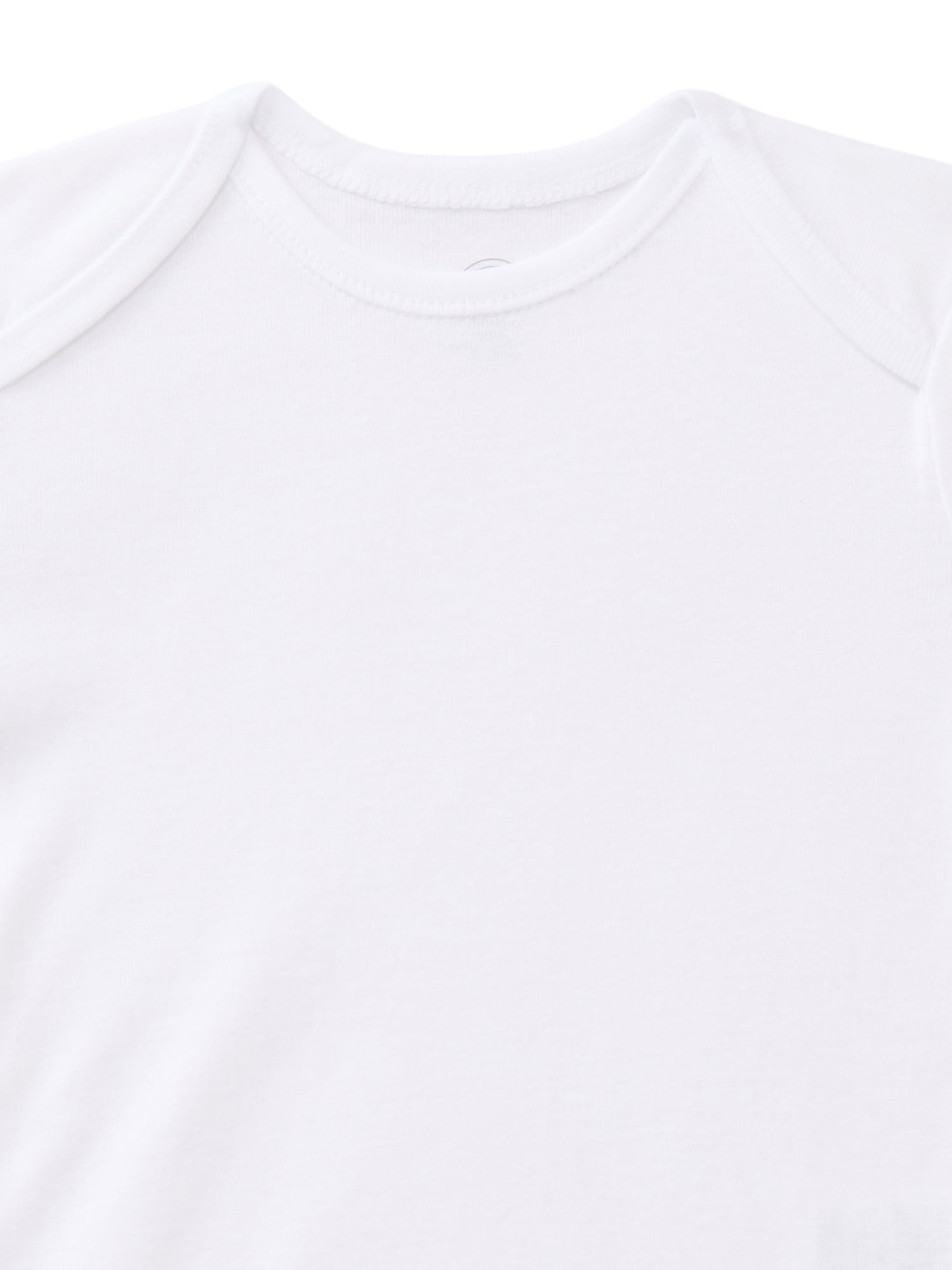 Wonder Nation Baby Boys Bodysuit with Short Sleeves, 3-Pack, Sizes 0-24M