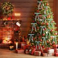 thumbnail image 2 of Decorate Velvet Bows for Christmas Tree Decorations Wreath Garland 1Inch Wide 11.4x4.8" 30Pcs Blue Rkxzt, 2 of 8