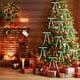 thumbnail image 4 of Decorar Lazos de terciopelo para decoración de árbol de Navidad con cintas para atar, 11,4 x 4,8 pulgadas, 40 unidades 0【B】 Rkxzt, 4 of 5