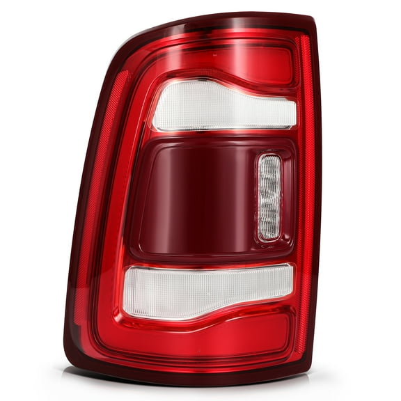 ECCPP Tail Light Assembly Fit 2019-2023 for Dodge for Ram 2500 3500 Left Taillamp Red Clear Lens 68361717AD