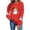 Red|Ghost, variant on Fall Sweatshirts for Women Pumpkin Print Halloween/Thanksgiving Holiday Tops Crewneck Long Sleeve Pullover (M, Sky Blue|Pumpkin)