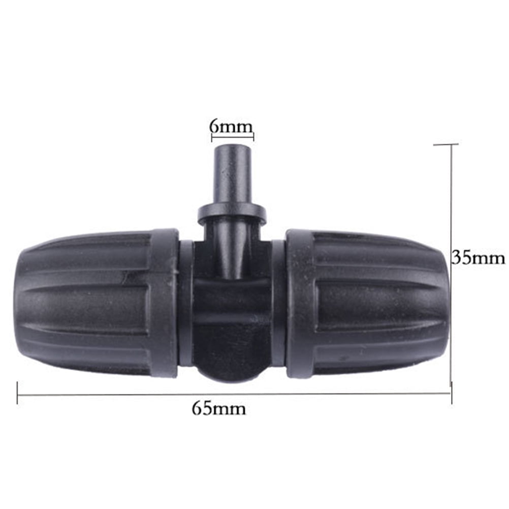 Phenofice Hose Nozzle for Drip Irrigation Connectors Fittings 25Pcs 2.6x1.4x1.4in
