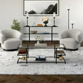 thumbnail image 2 of Evelyn&Zoe Scandinavian 32" Wide Alder White Coffee Table, 2 of 7