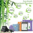 thumbnail image 4 of Bamboo Charcoal Bags Odor Absorber 4 Pack×500g Bamboo , for Car Air Fresheners, Odor Eliminator for Home，Shoe Deodorizer - Colorful-Activated Charcoal Odor Absorbers, 4 of 4