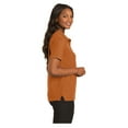 thumbnail image 3 of Port Authority Women's Short Sleeve Silk Touch Classic Polo Shirt Texas Orange 2X-Large, 3 of 4