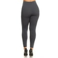 thumbnail image 3 of Women Sports Leggings with Fleece Lined Workout Running Pants, Charchol, Plus, 3 of 4