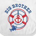 thumbnail image 4 of Inktastic Nautical Big Brother Boys Baby Bib, 4 of 4
