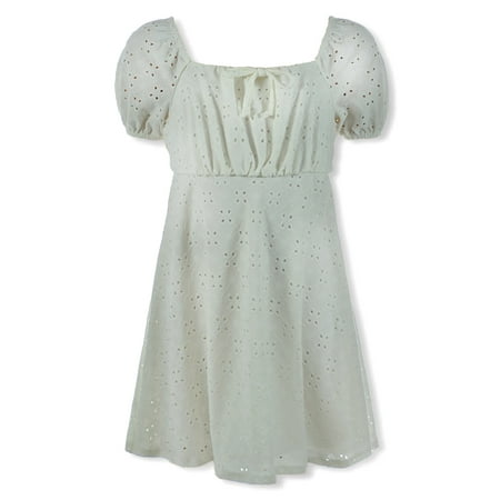 

Dream Girl Girls Eyelet Dress - natural 3t (Toddler)