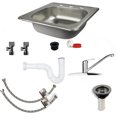 thumbnail image 1 of Kit Completo de Tarja Sencilla con Mezcladora Monomando para Cocina CNX Meer KIT-003 + TS4848 + MZF815, 1 of 8