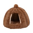 thumbnail image 2 of and dog House Kennel Cama Alfombrilla Suave Cojín Warm Nest Cojín de Invierno Manta para Mascotas Pequeñas, Media - la lámpara tan 56x48cm Bronceado claro 56x48cm Colco Perrera cama nido lavable, 2 of 7