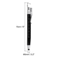 thumbnail image 2 of 5pcs 5 in 1 Multitool Tech Tool Pen Gifts for Men with Ballpoint Pen, Ruler, Stylus, Level Gauge, Foldable, Black, 2 of 5