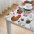 thumbnail image 4 of HAOXIT Farm Animal Table Cover for Farm Animal Theme Party Decor Supplies White, 4 of 7