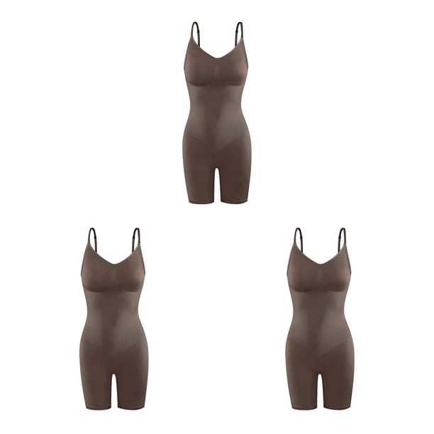 Vogacara Body Body Ropa interior Corsés de control Levantador Camiseta interior Moldeadores Mujeres Pantalones de vientre Vaina Color oscuro Type1 NO1