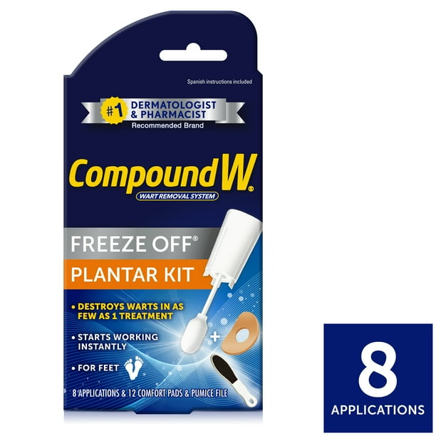 Compound W Freeze Off Plantar Wart Remover Kit, 8 Applications