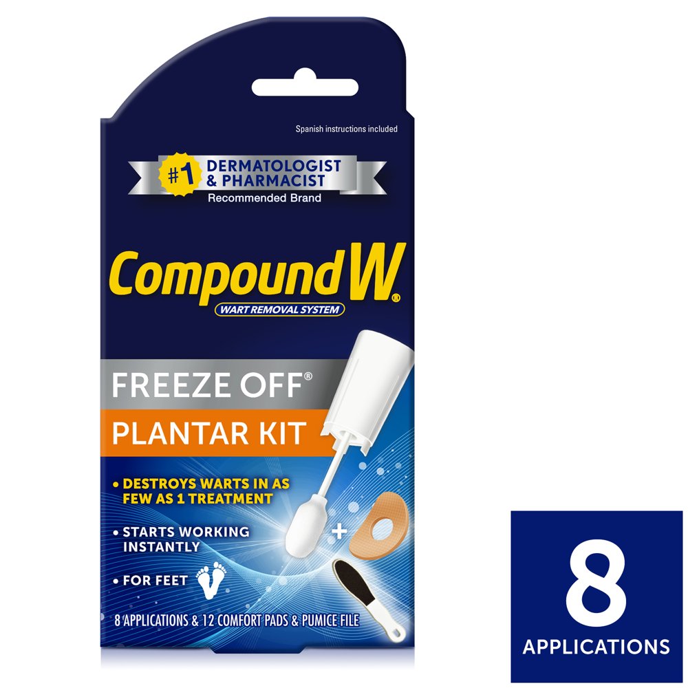 Compound W Freeze Off Plantar Wart Remover Kit, 8 Compound W Freeze Off Plantar Wart Remover Kit, 8