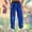 Blue*, variant on Men's Joggers Glitter Sequins Legged Pants Business Comfortable Loose Pants with Pocket Classic Chic Pants