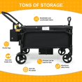 thumbnail image 2 of Stroller Wagon VOOI W2 de 2 plazas para niños plegable con arneses, 2 of 9