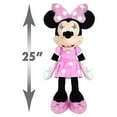 thumbnail image 4 of Disney Junior Mickey Mouse Jumbo 25-inch Plush Minnie Mouse, Officially Licensed Kids Toys for Ages 2 Up, Gifts and Presents, 4 of 7