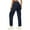 Dark Blue, variant on Women's Casual Pants Women's Legging Pink Women blendingpants cool silk cotton S