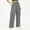 Gray, variant on Vivianyo HD Women's Cargo Trousers, Drawstring Elastic Waist Wide Leg Pants with Multi Pockets for Women, Women's Navy, Sizes S-3XL