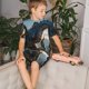 thumbnail image 4 of Balery Wild Blue Cool Dragon Conjunto de Pijama Infantil de Manga Corta con Estampado – Ropa de Dormir de Algodón Suave-Large, 4 of 6