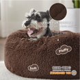 thumbnail image 2 of Cama para mascotas, relajante, para perros pequeños, rosquilla, lavable, 60 cm, 2 of 6
