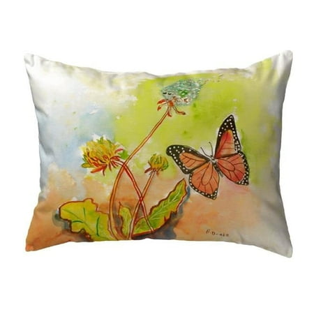 Betsy Drake KS278 11 x 14 in. Betsys Butterfly Small No-Cord Pillow