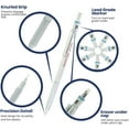 thumbnail image 3 of czcpp-Chromagraph Metal Mechanical Pencil .5 mm Silver Barrel Mechanical Pencil with Built In Lead Pencil Grade Indicator, Lead Pencil Holder for Drafting, Sketching, and Drawing, 3 of 4