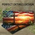 thumbnail image 4 of Cross and American Flag Front License Plate, Metal License Plate, Funny Standard Plates Personalized Novelty Decorative For Men/Women/Boys/Girls Car 6×12 Inch, 4 of 7