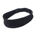 thumbnail image 2 of Diadema deportiva Yinane Banda para el sudor Elástica antideslizante Absorbe el sudor Negro, 2 of 7