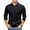 Black, variant on Men's Knit Polo Sweater Long Sleeve Button Collar Pullover Casual Top