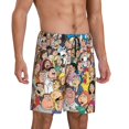 thumbnail image 2 of Family Guy Men's Short Pajama Pants Lightweight Daily Lounge Shorts Bottoms Sleepwear Cozy Soft Home Pajama Pants Shorts, 2 of 9
