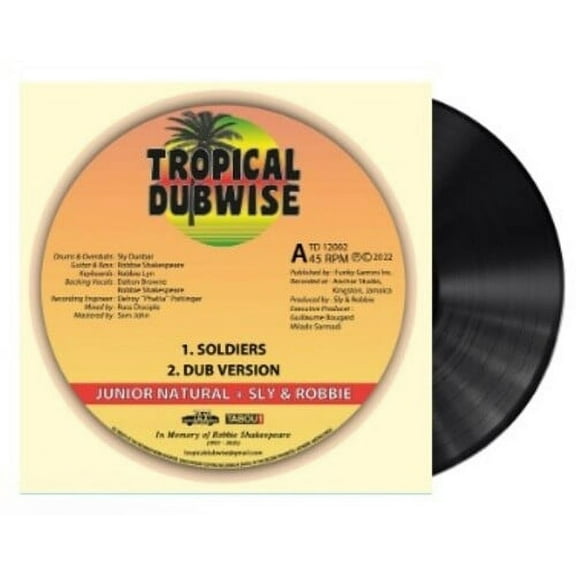 Junior Natural   Sly & Robbie - SOLDIERS - Music & Performance - Vinyl