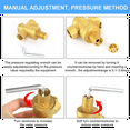 thumbnail image 5 of Water Pressure Regulator 3/4In with Gauge, Adjustable Water Pressure Reducing Valve for Water Pressure Regulator DN20, 5 of 7