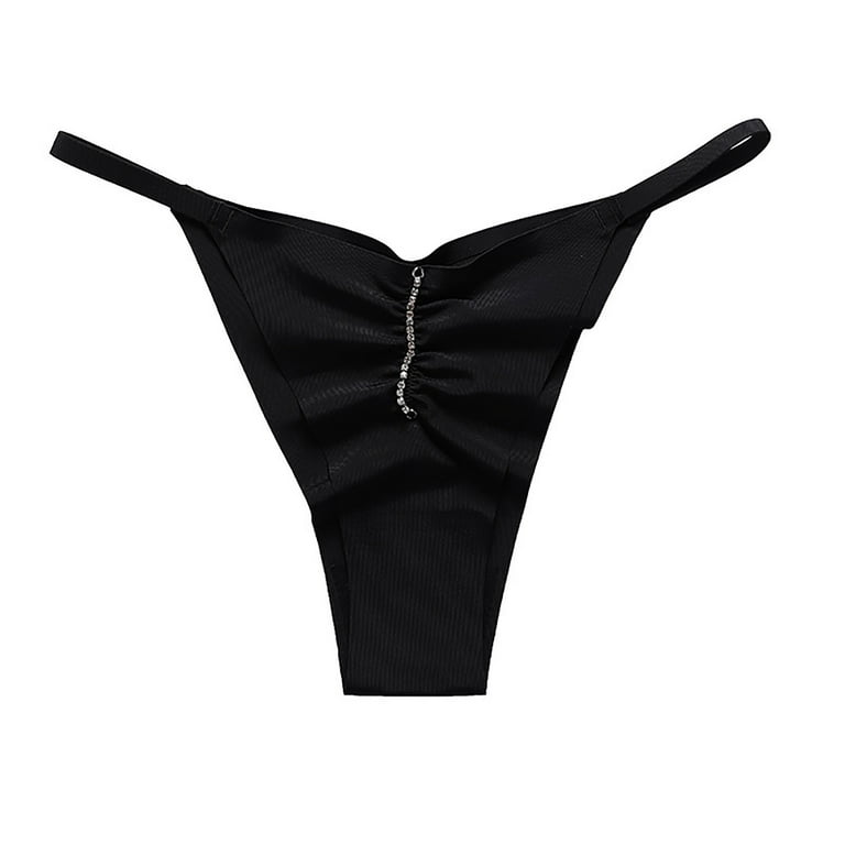 JNGSA Seamless Thongs for Women Sexy No Show Breathable Underwear