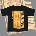 thumbnail image 5 of Naruto Uzumaki Shirt Boy's Orange Monochrome Short Sleeve Graphic Top, 5 of 5