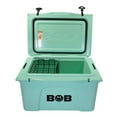 thumbnail image 5 of BOB THE COOLER CO 50QT "The El Amigo" Leak-Proof Hard Cooler with Heavy Duty Handle & Built In Lid Latching Bottle Openers - Fits 60 12oz Cans for the Beach, Camping, Tailgating, Sports, & More, 5 of 9