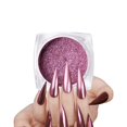 thumbnail image 1 of MEILINDS Oro Rosa Cromo Nail Art Polvo Efecto Espejo Brillo Metálico Reflectante Pigmento Polvo Decoración para DIY Manicura Gel Esmalte Nail Art 0.04 oz/Botella, 1 of 5