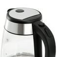 thumbnail image 2 of MegaChef 1.7 Liter Glass and Stainless Steel Electric Tea Kettle in Silver, 2 of 6