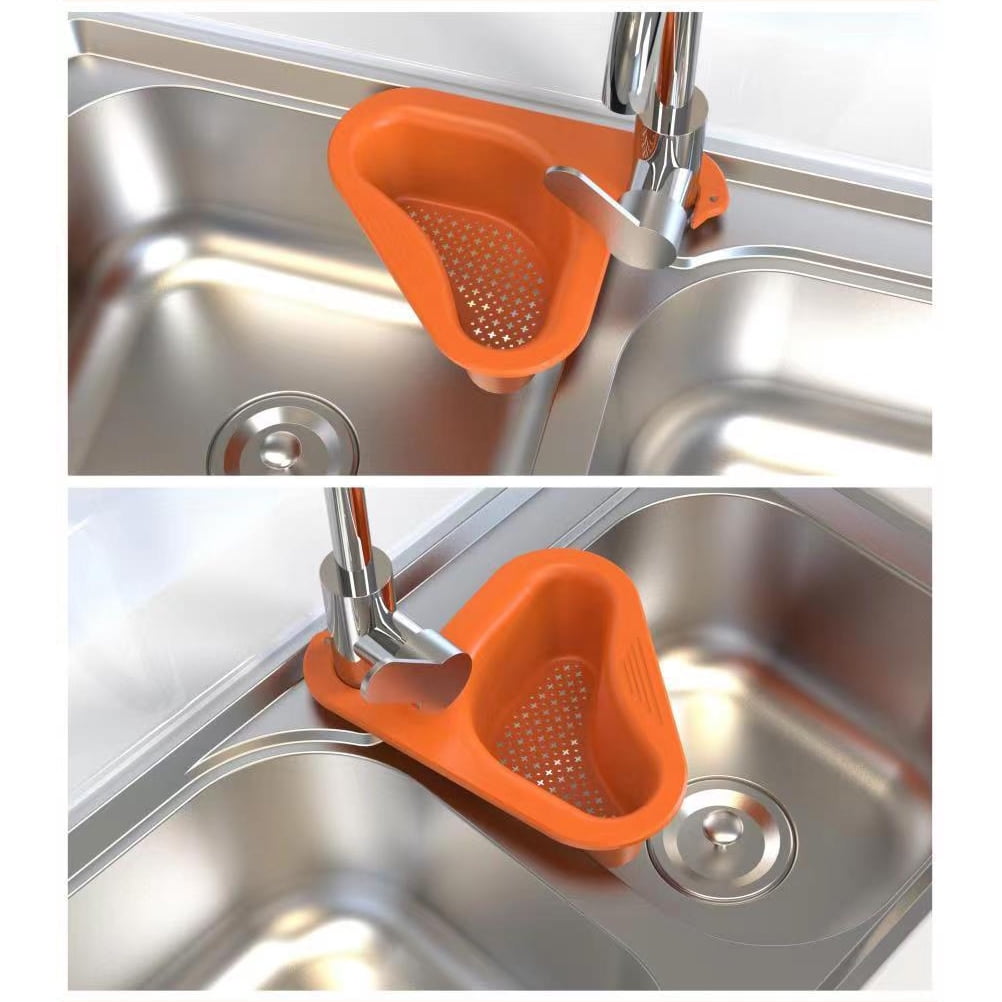 Sink Strainers Basket Sink Drain Shelf Sink Hanging Strainer Holder Sink Strainers Basket Punch Free Sink Drain Shelf Triangular Corner Kitchen Sink Hanging Strainer Holder For Walmart