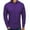 12# Purple, variant on Huresd Men's Long Sleeve Button Up Shirts Solid Slim Fit Casual Business Formal Dress Shirt Dark Blue L