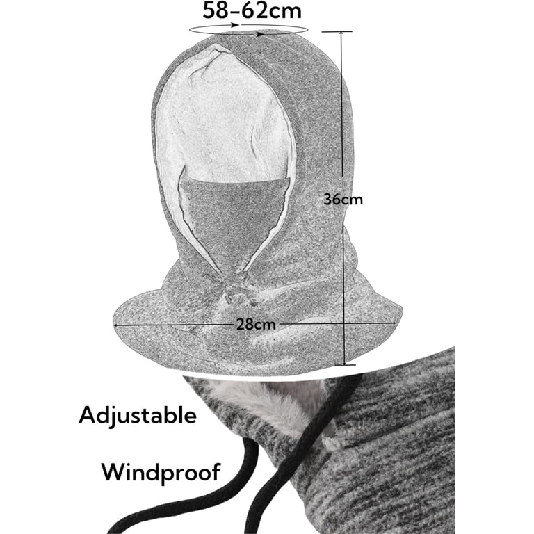 Balaclava Ski Mask for Men Women Windproof Warm Fleece Lined  display picture 1